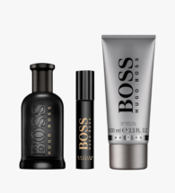 Set Hugo Boss Bottled 3pc 3.3oz Parfum, 3.3oz SG & 2.4oz Deo Stick (M)