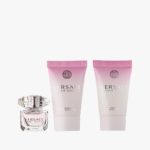 Set Versace Bright Crystal 3pc 1.7oz EDT Spy, 1.7oz BL, & 1.7 oz SG (W)